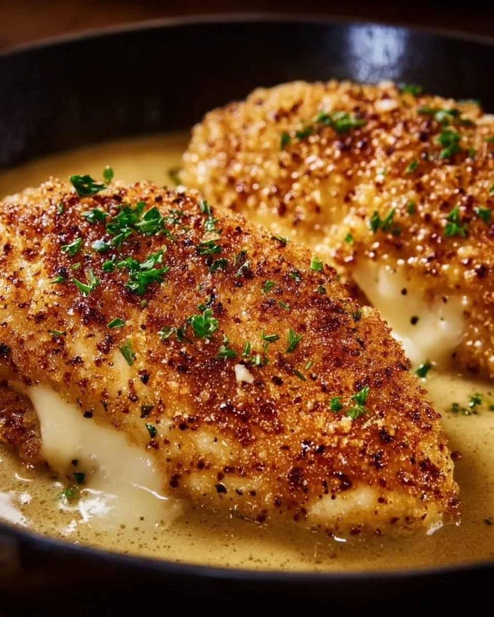 Parmesan Crusted Chicken served at Longhorn Steakhouse, golden and crispy.