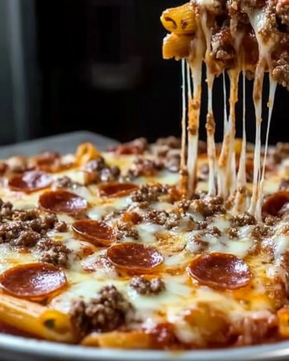 Meat Lovers Pizza Casserole