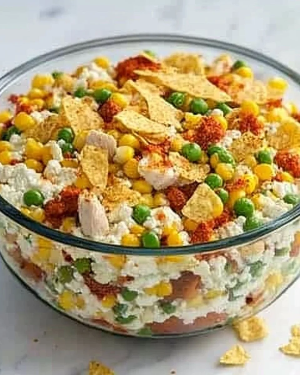 Mexican Street Corn Cottage Cheese Salad