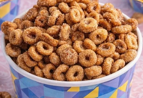 Mini Donut Hot Buttered Cheerios