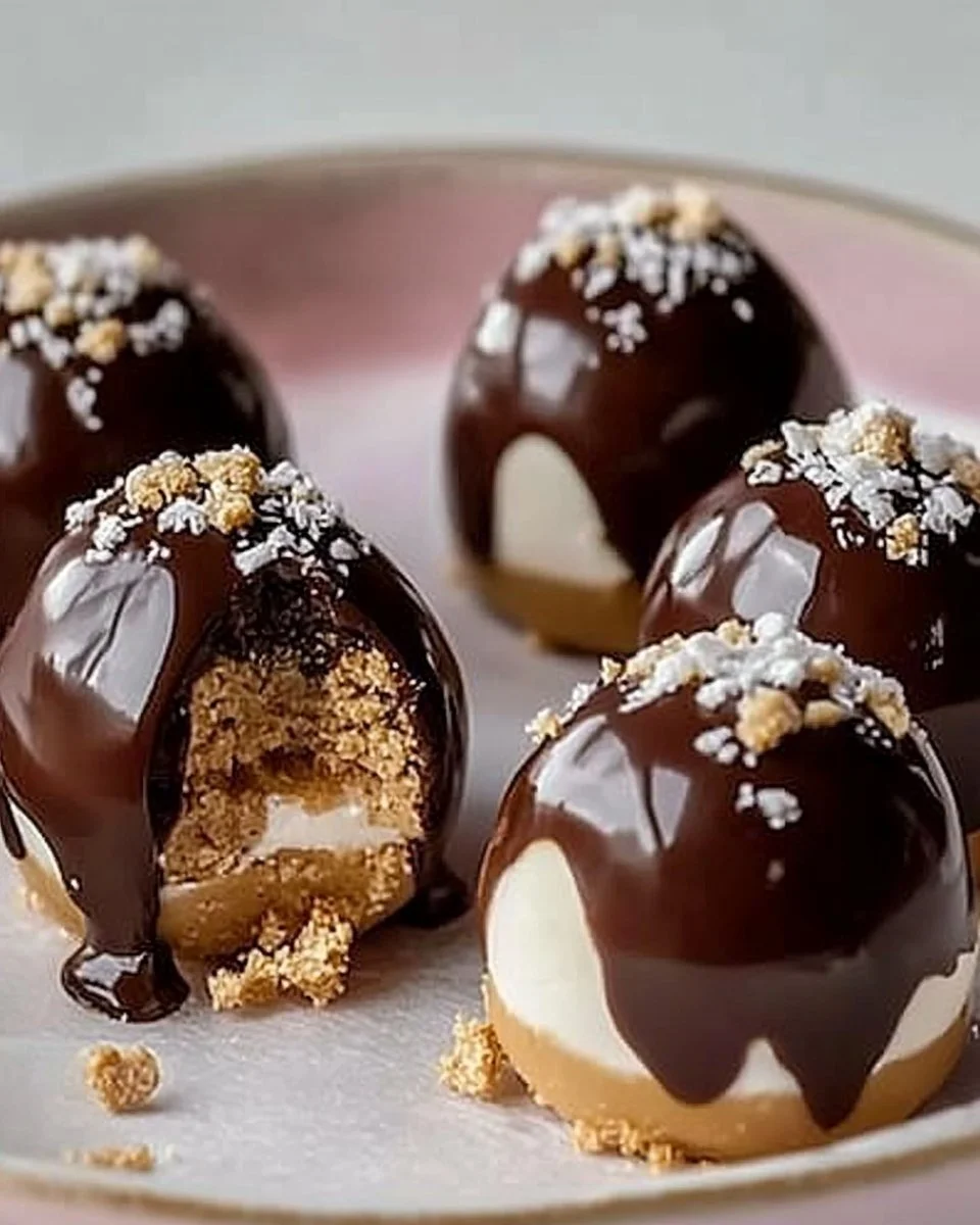 No-Bake Peanut Butter Cheesecake Balls