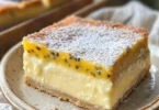 Old-Fashioned Vanilla Slice dessert with creamy filling and flaky pastry
