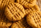 Delicious homemade peanut butter cookies on a plate