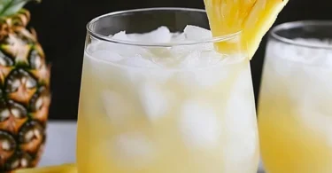 Refreshing Pina Colada Water with tropical flavors blended for hydration