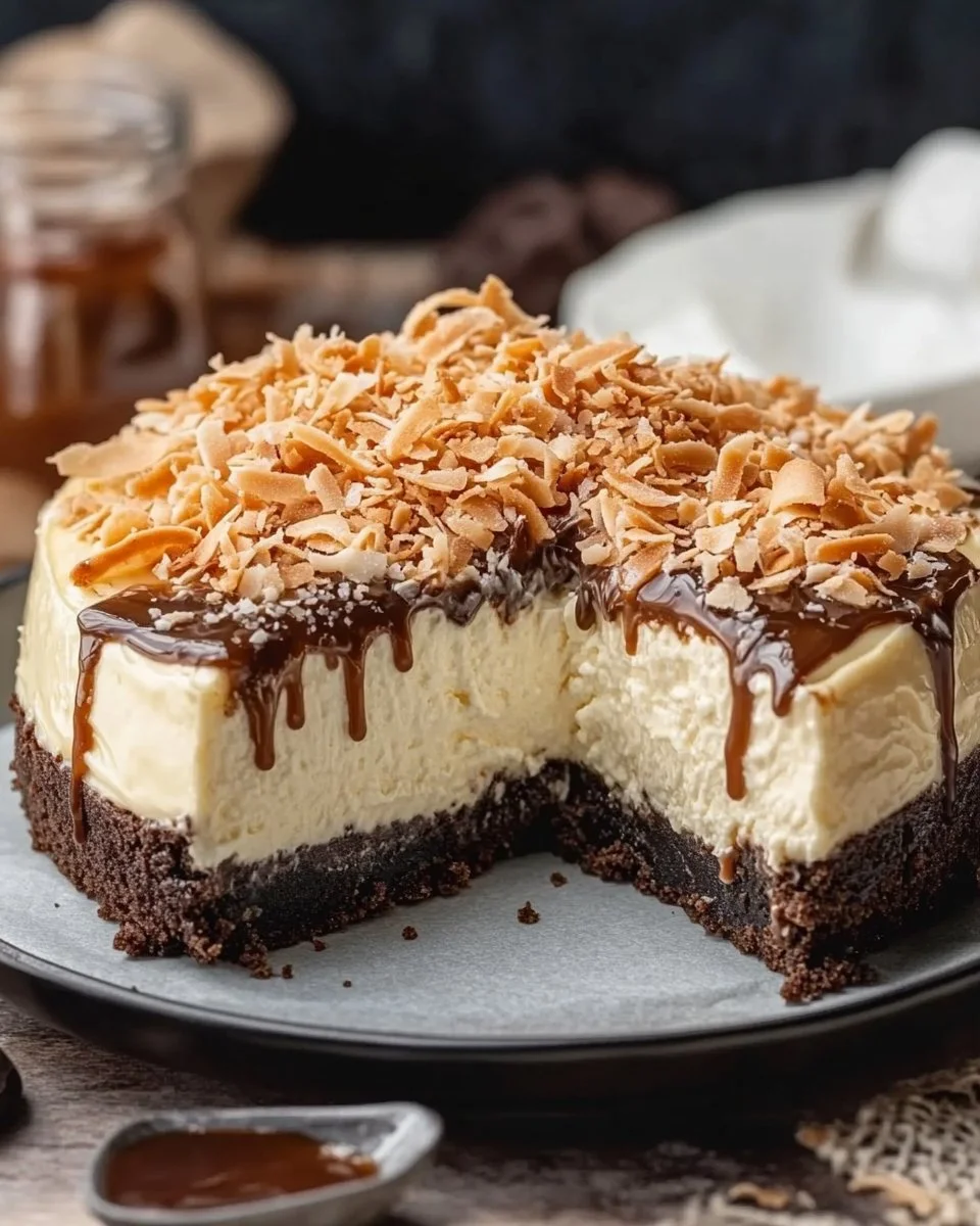 Samoa Cheesecake