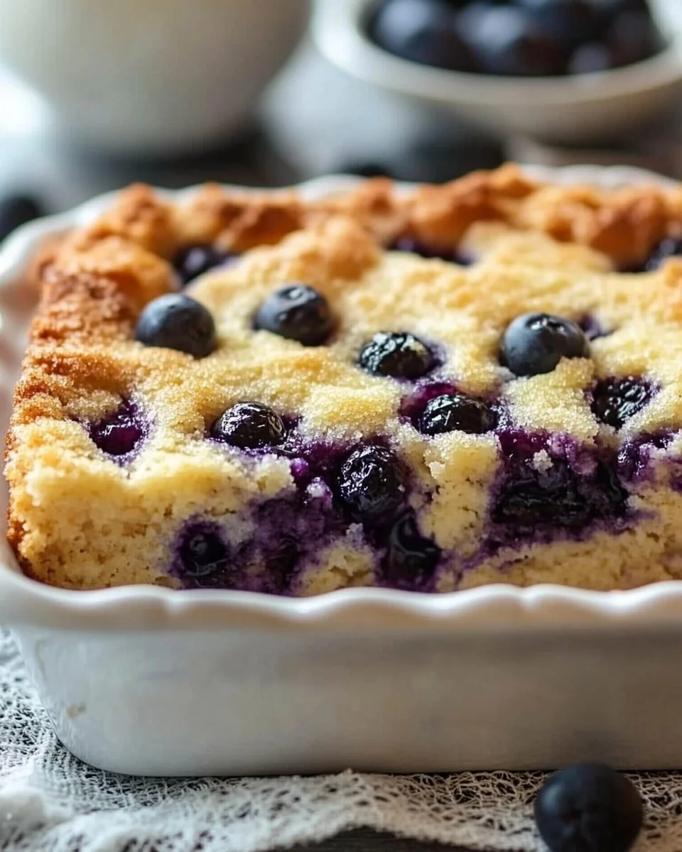 Sour Cream Blueberry Coffee Cake