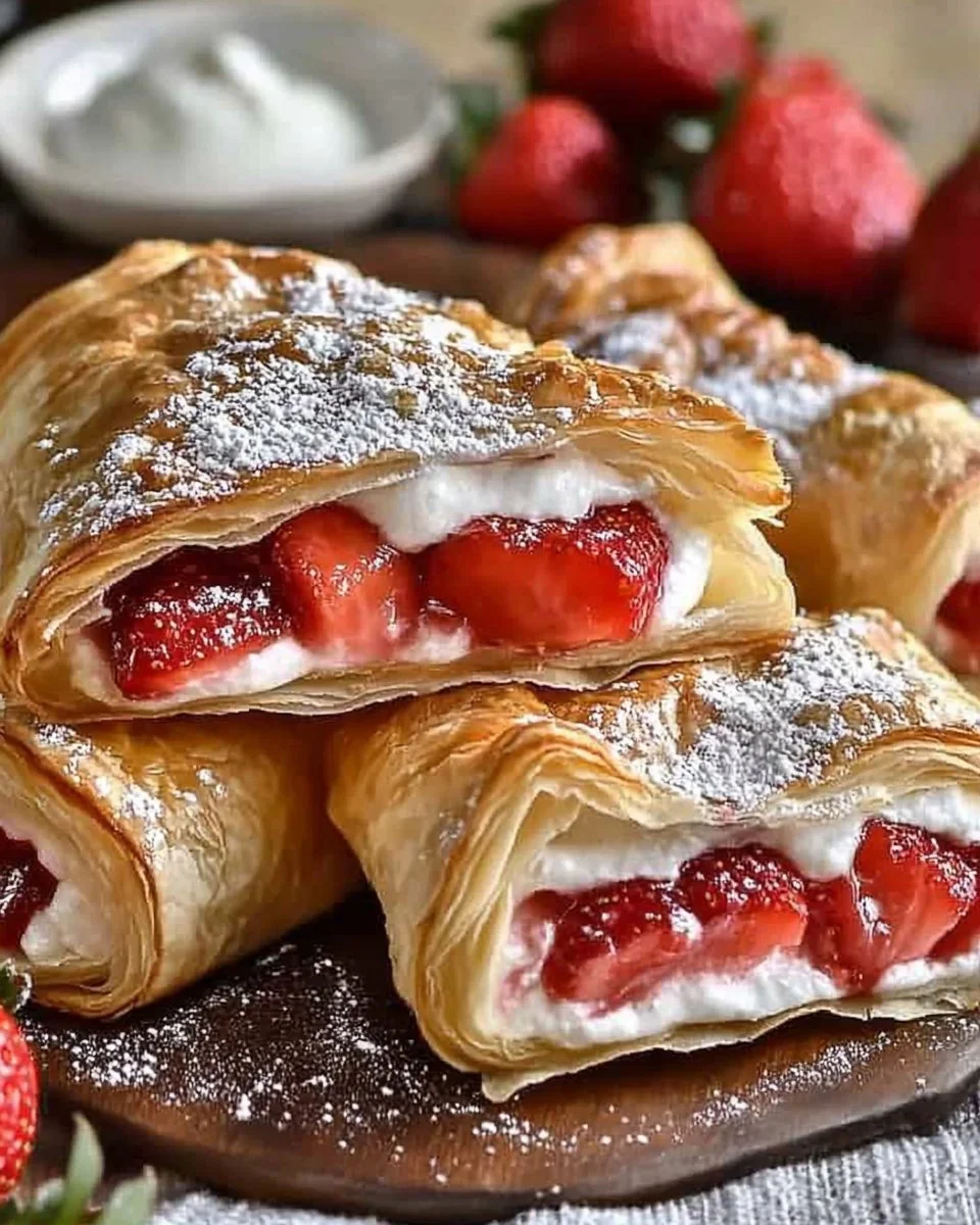 Strawberry Cheesecake Turnovers