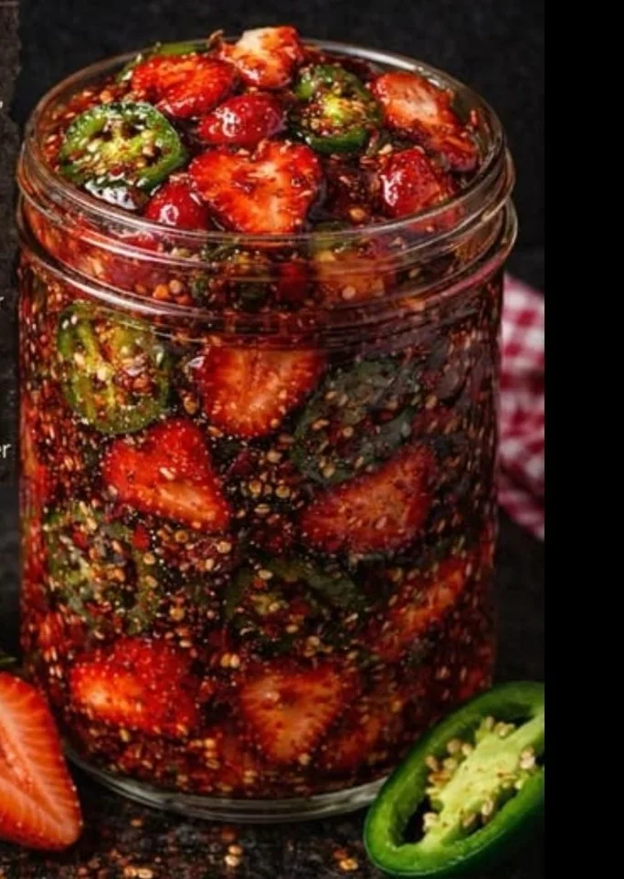 Strawberry Jalapeño Cowboy Candy