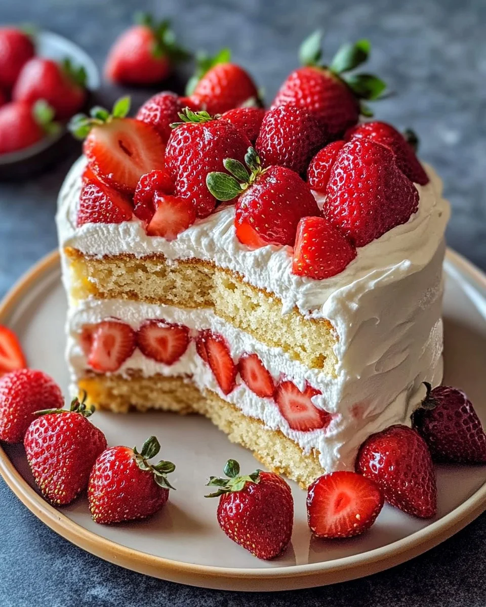 Strawberry Shortcake Layer Cake