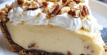 Delicious Stupid Pie served with colorful toppings