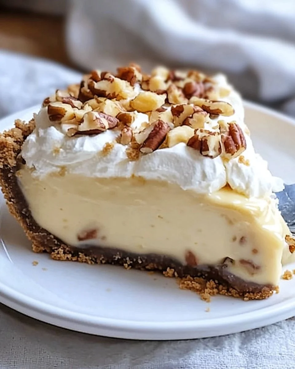 Delicious Stupid Pie served with colorful toppings
