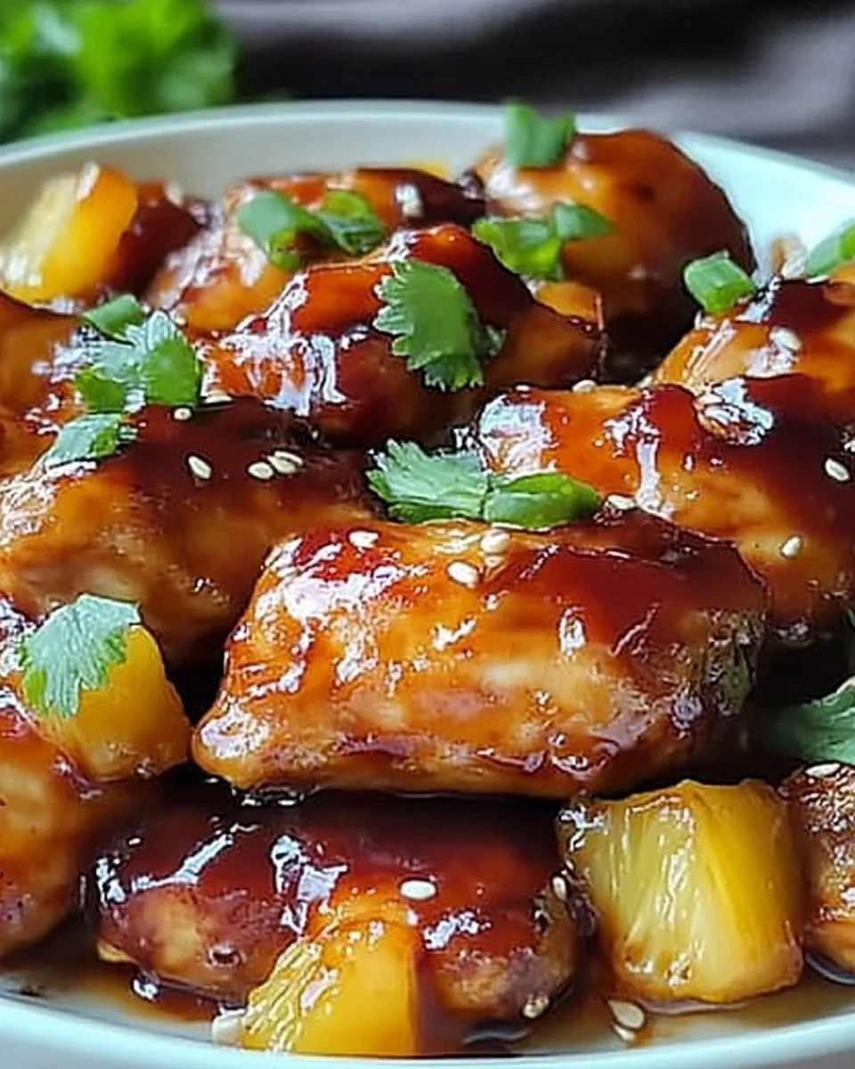 Sweet Hawaiian Crockpot Chicken