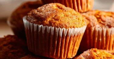 Freshly baked sweet potato muffins with a golden-brown crust