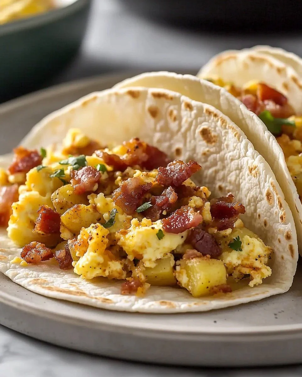 Tasty Baked Breakfast Tacos