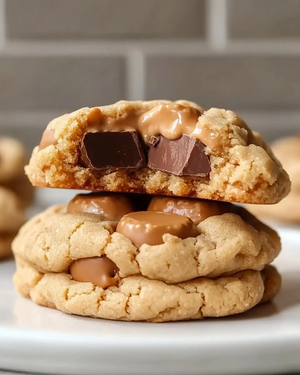 Triple Reese’s Peanut Butter Cookies