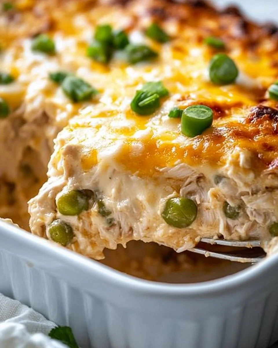White Chicken Chili Cottage Cheese Winter Bake