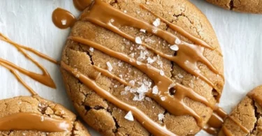 Delicious Biscoff Cookie Butter cookies fresh from the oven