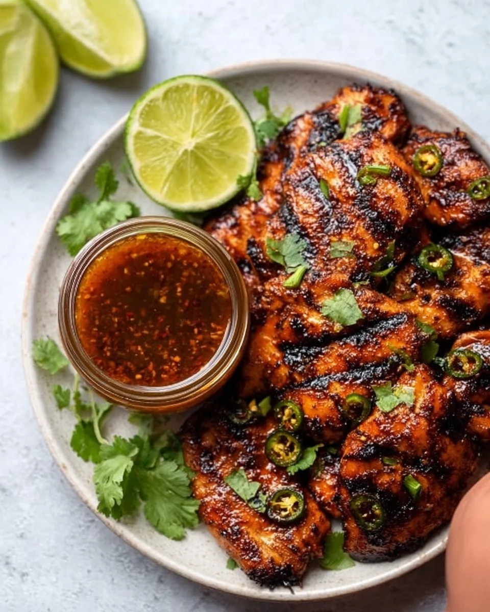 Chili Lime Marinade for grilling chicken and vegetables