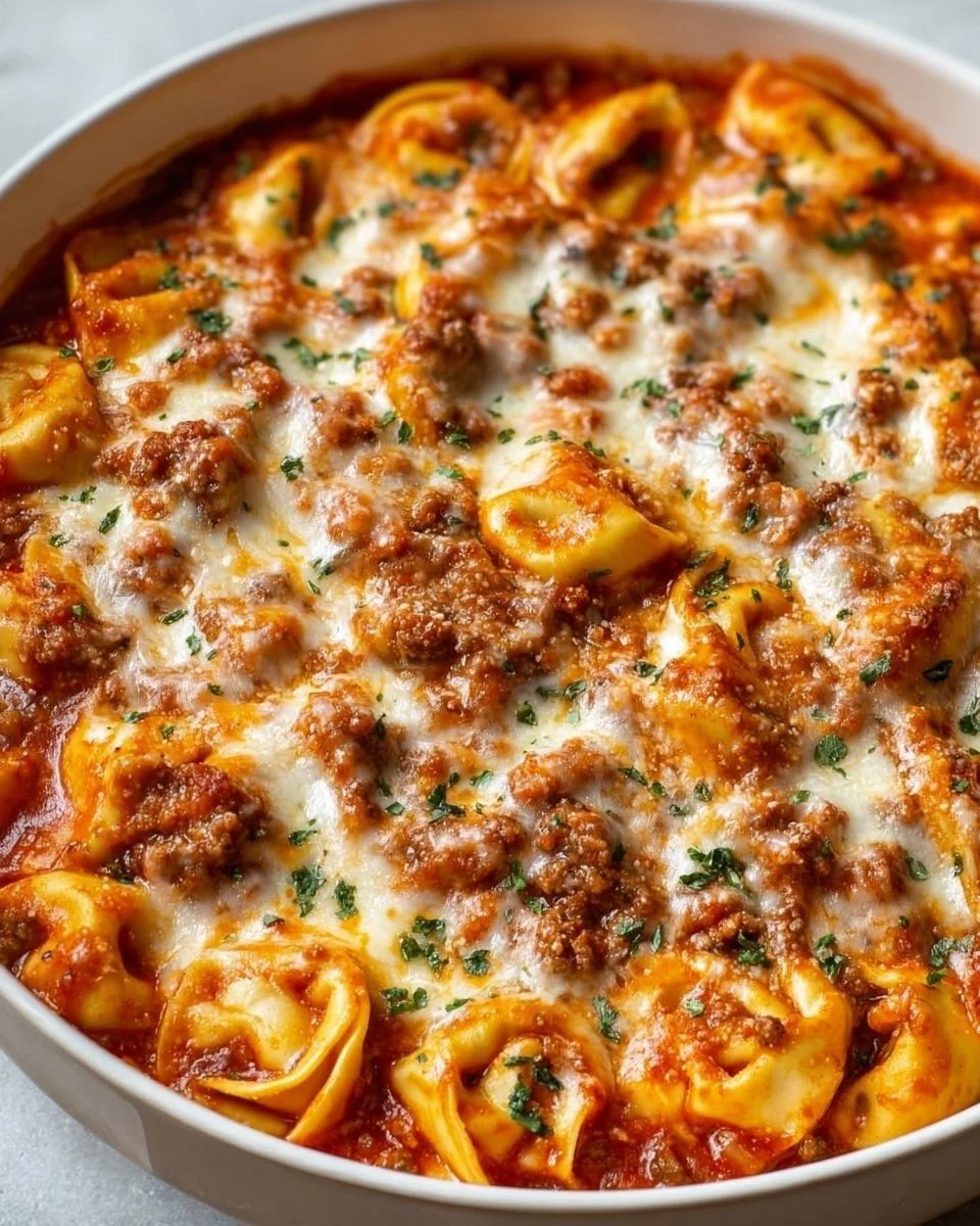 Irresistible Beefy Tortellini Bake for Cozy Nights Awaits!