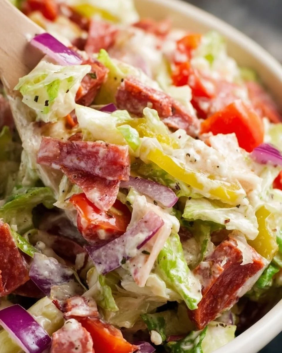 Italian Grinder Salad (Chopped Sub Salad)