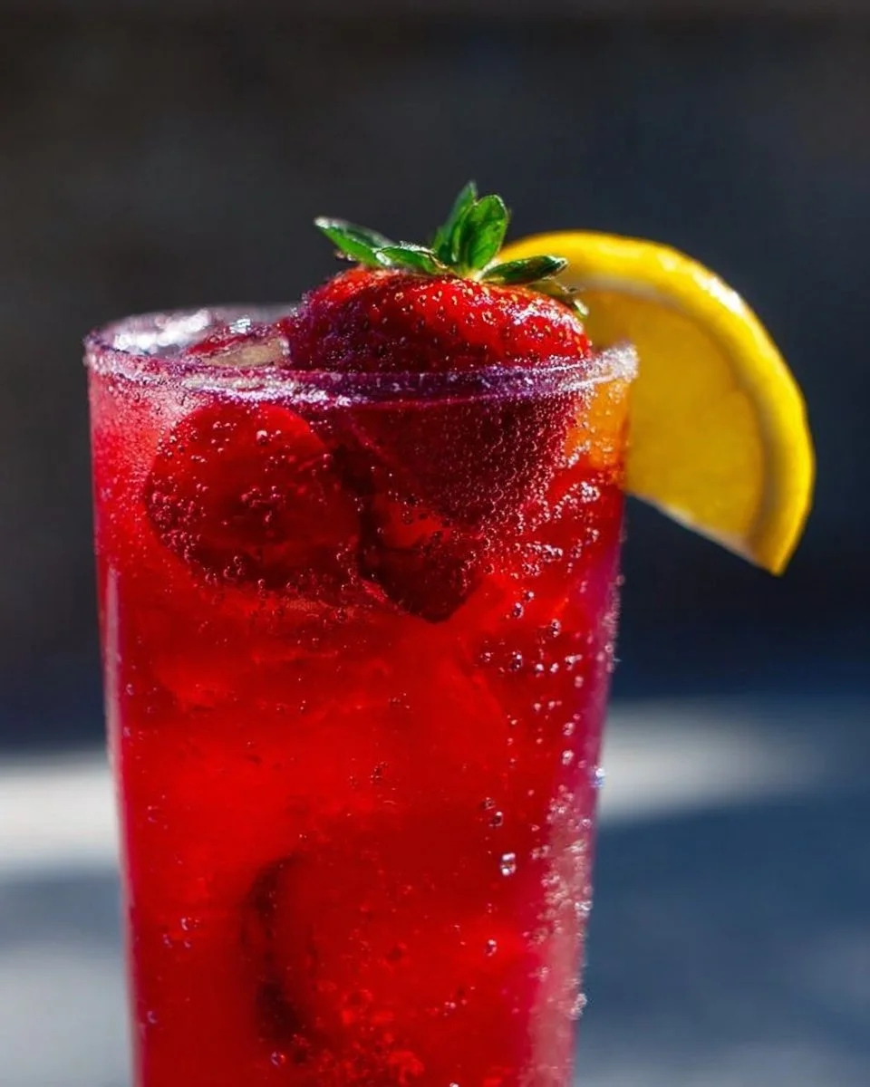 The Best Hibiscus Tea Strawberry-Lemonade Refresher