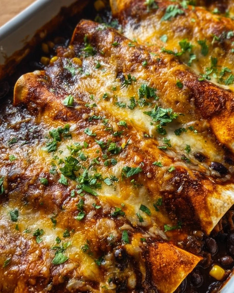 Vegetarian Black Bean Enchiladas: 1 Flavorful Tex-Mex Favorite