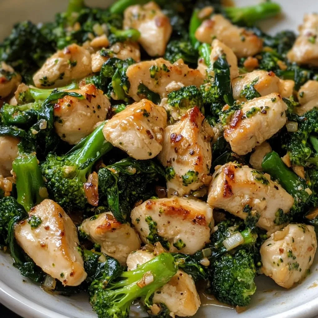 Chicken and Broccoli with Spinach and Parmesan