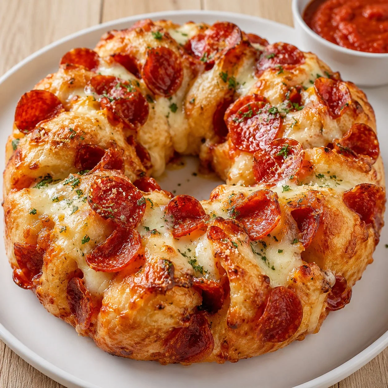 Savory Pepperoni Pizza Monkey Bread Delight